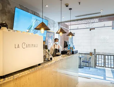 cafe reception