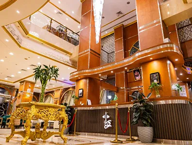 lobby and reception area