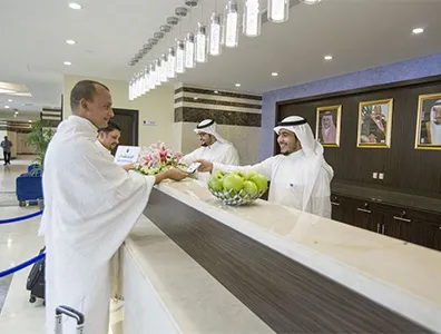 Reception area