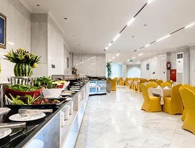 restaurant area