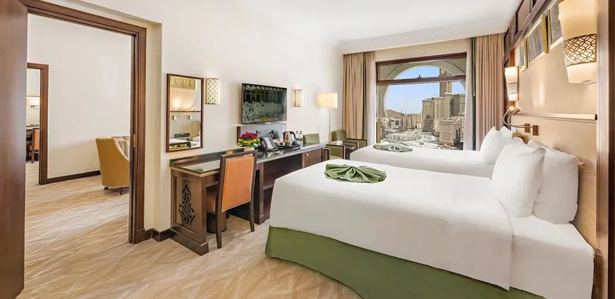 Anjum Makkah Hotel – comfortable and affordable hotel for Umrah in Makkah within walking distance to Masjid al-Haram, ideal for families and groups