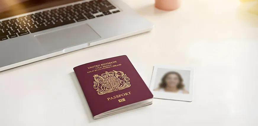 Umrah visa photograph requirements showing white background neutral expression and passport size photo rules